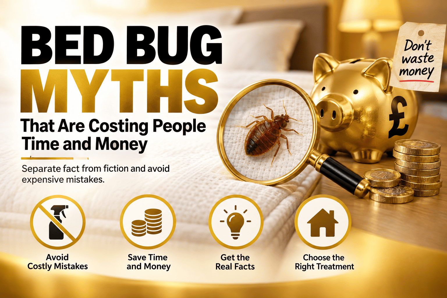 Bed bug myths that can waste time and money on ineffective treatments in UK homes