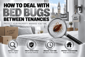 How to deal with bed bugs between tenancies and minimise rental property void time