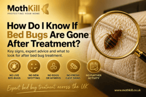 How do I know if bed bugs are gone after treatment