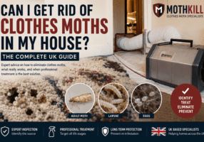 Can I get rid of clothes moths in my house using professional clothes moth treatment in the UK