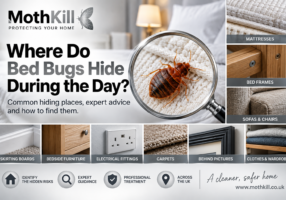 Where do bed bugs hide during the day - common bed bug hiding places